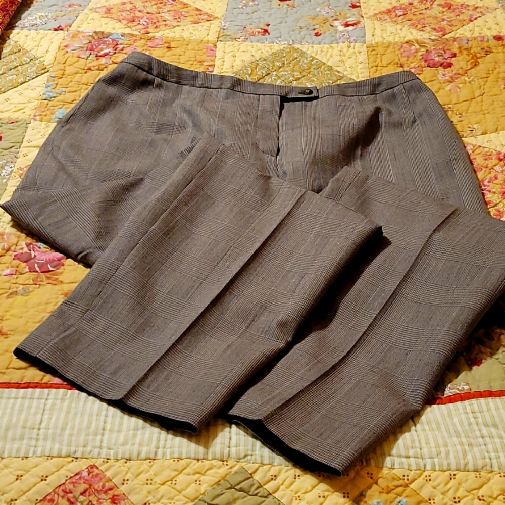 HARVE Bernard Tweed dress slacks, fully lined, size 16